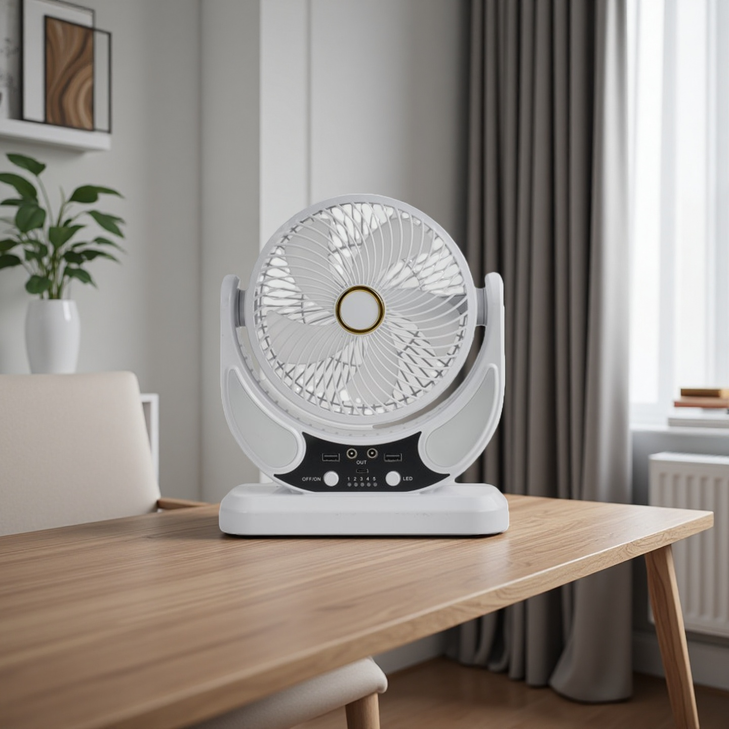 Solar Table Fan Item 600D/800D - EM Solar Group